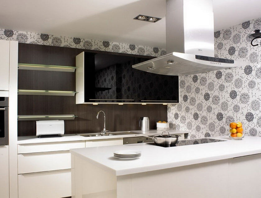 modern kitchen wallpaper ideas