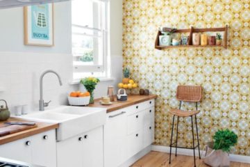 modern wallpaper designs for kitchens