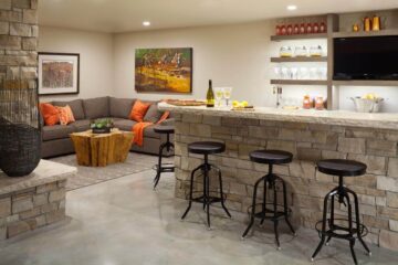 basement bar