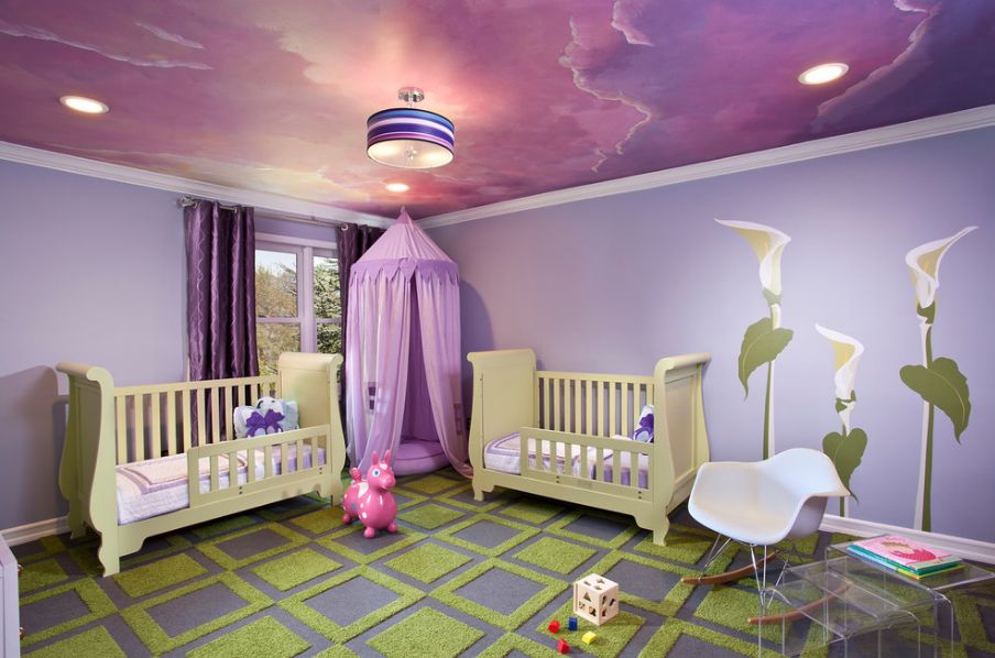 Ceilings In Kids’ Rooms 