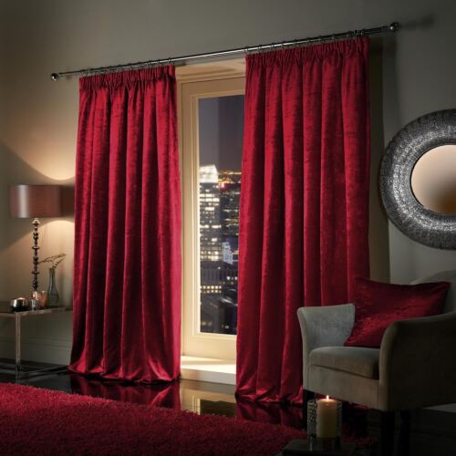 Curtains In Red colour