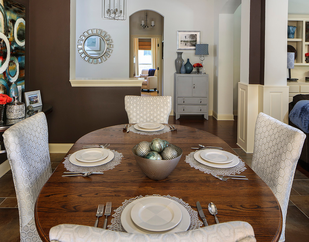 Dark Tones Dining Room