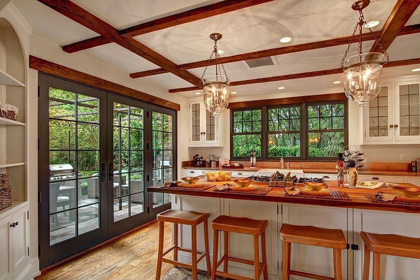 Perfect Kitchen With French Doors 