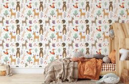 Removable Wallpapers for the Nursery and Playroom