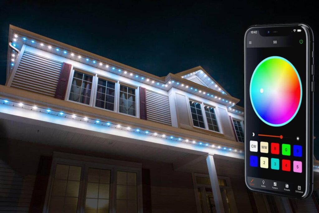 smart outdoor lights for Remote Monitoring