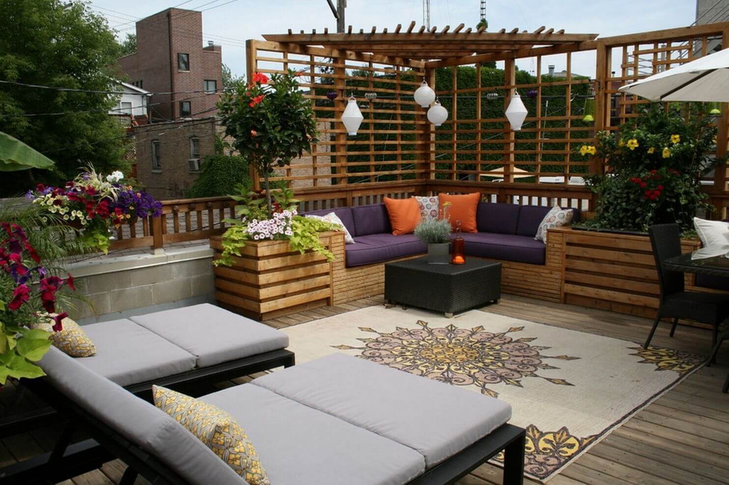 Terrace Garden Decoration Ideas