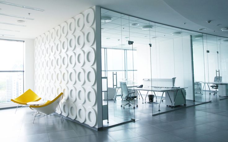 White color office design